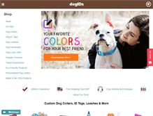 Tablet Screenshot of dogids.com